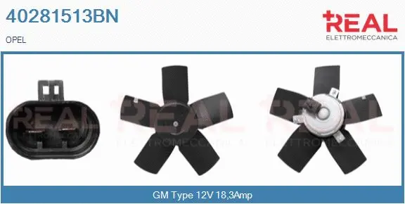Fan, engine cooling (40281513BN)