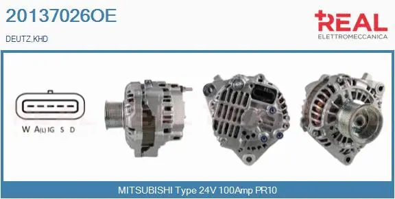 Alternator (20137026OE)