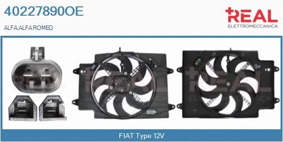 Electric Motor, radiator fan (40227890OE)