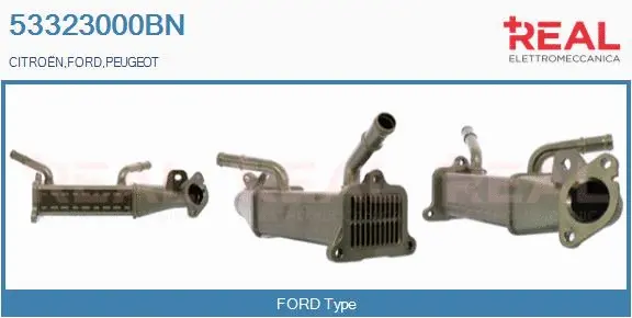 Cooler, exhaust gas recirculation (53323000BN)