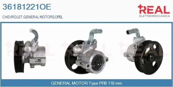 Hydraulic Pump, steering (36181221OE)