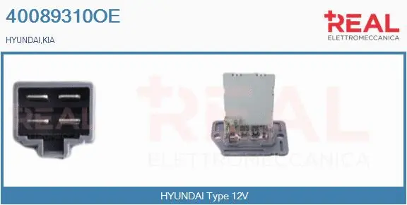 Resistor, interior blower (40089310OE)