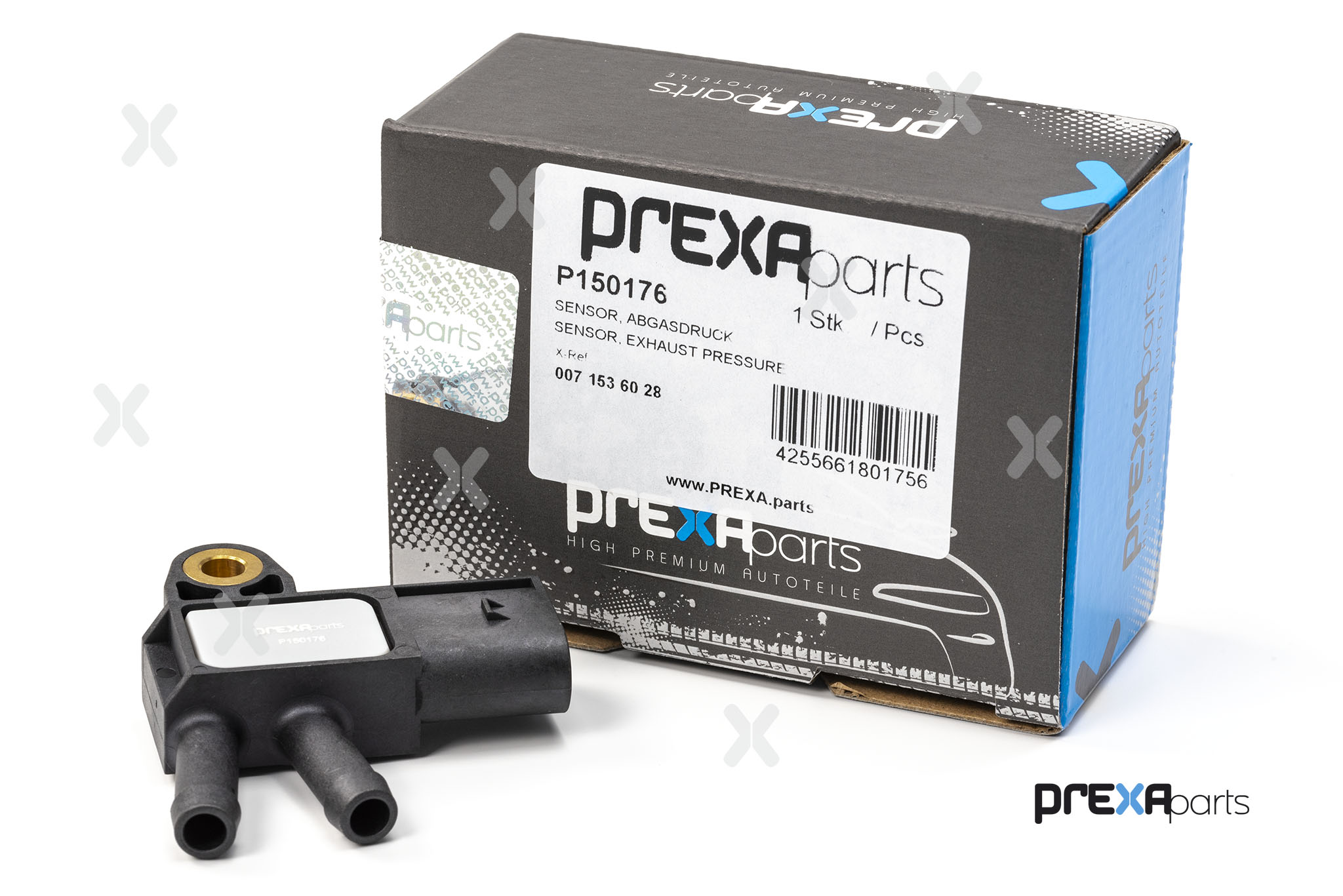 Sensor, exhaust pressure