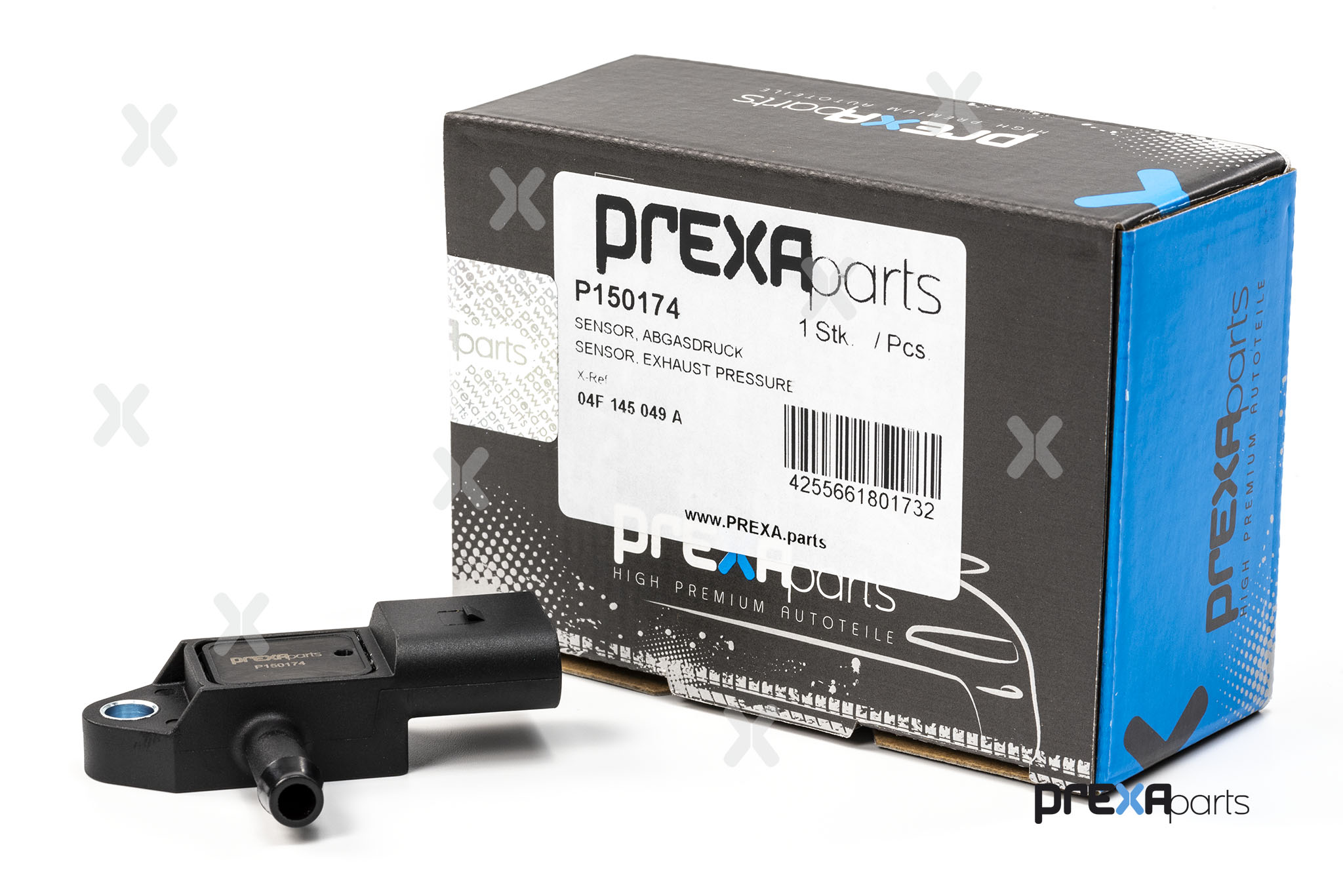 Sensor, exhaust pressure