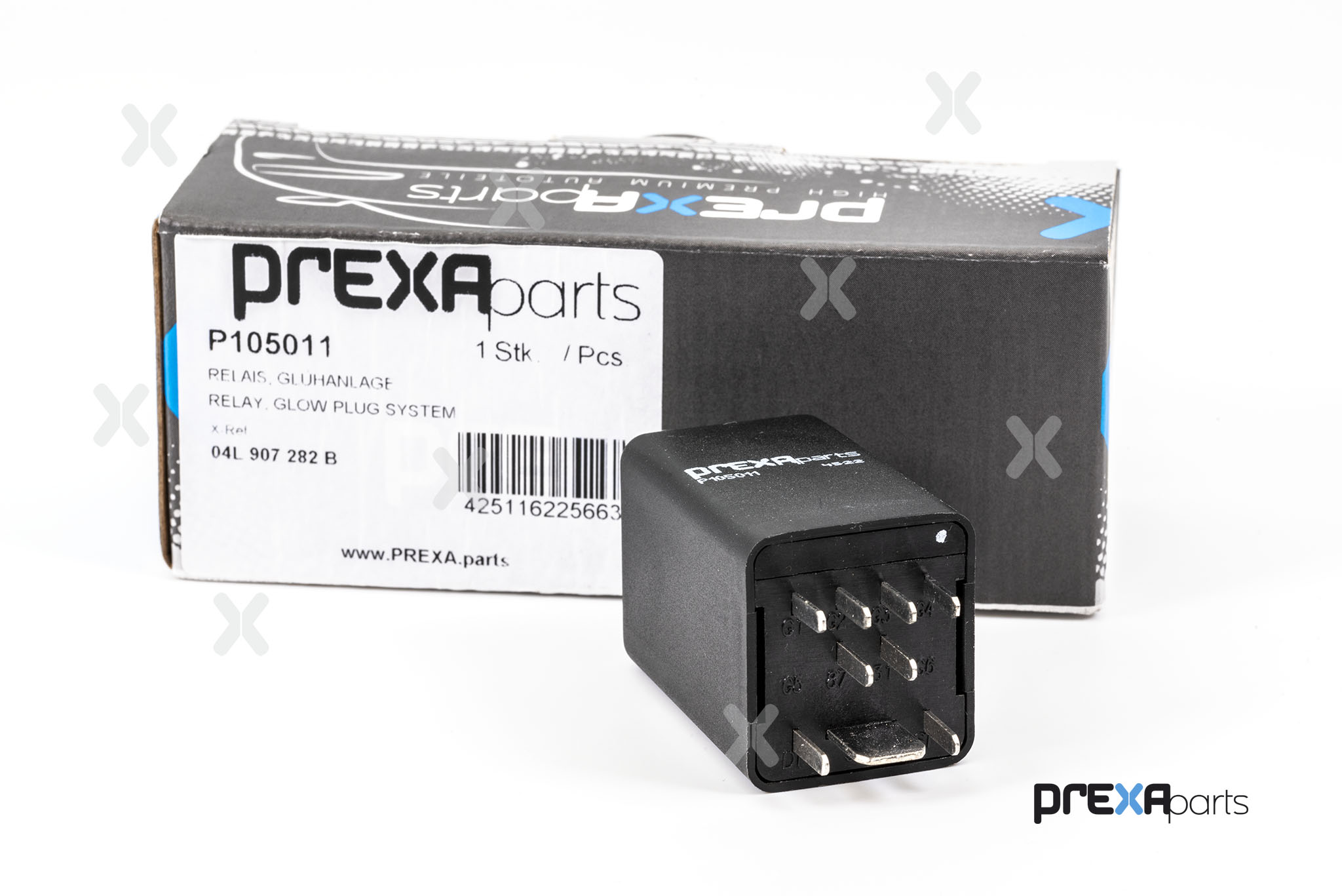 Relay, glow plug system