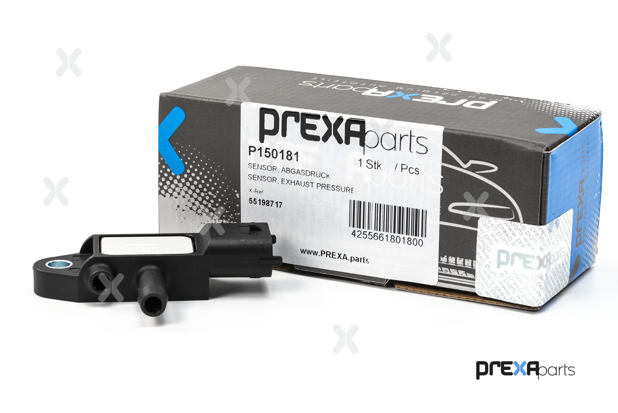 Sensor, exhaust pressure