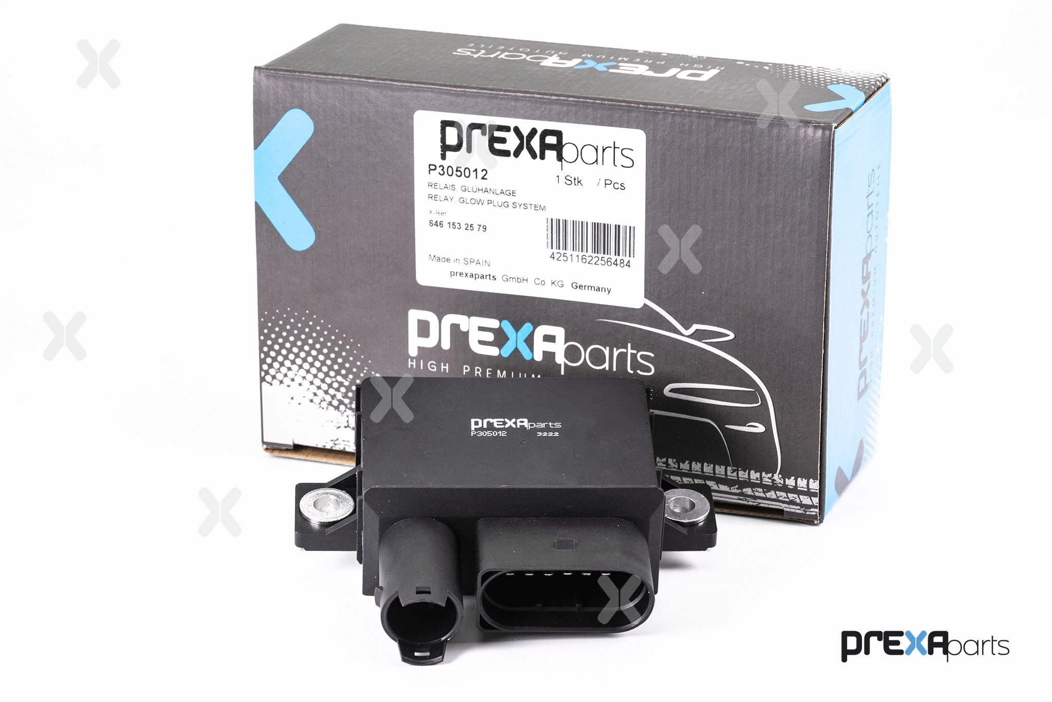 Relay, glow plug system