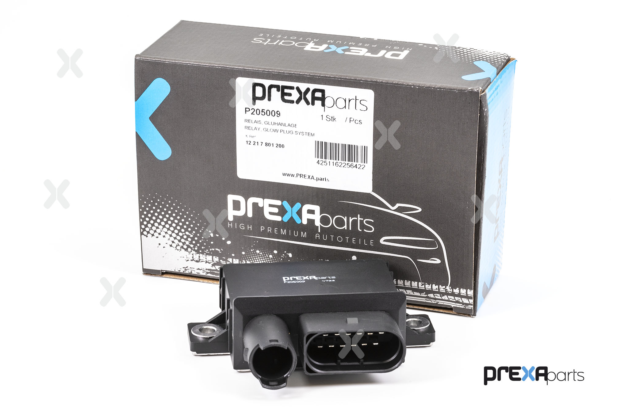 Relay, glow plug system