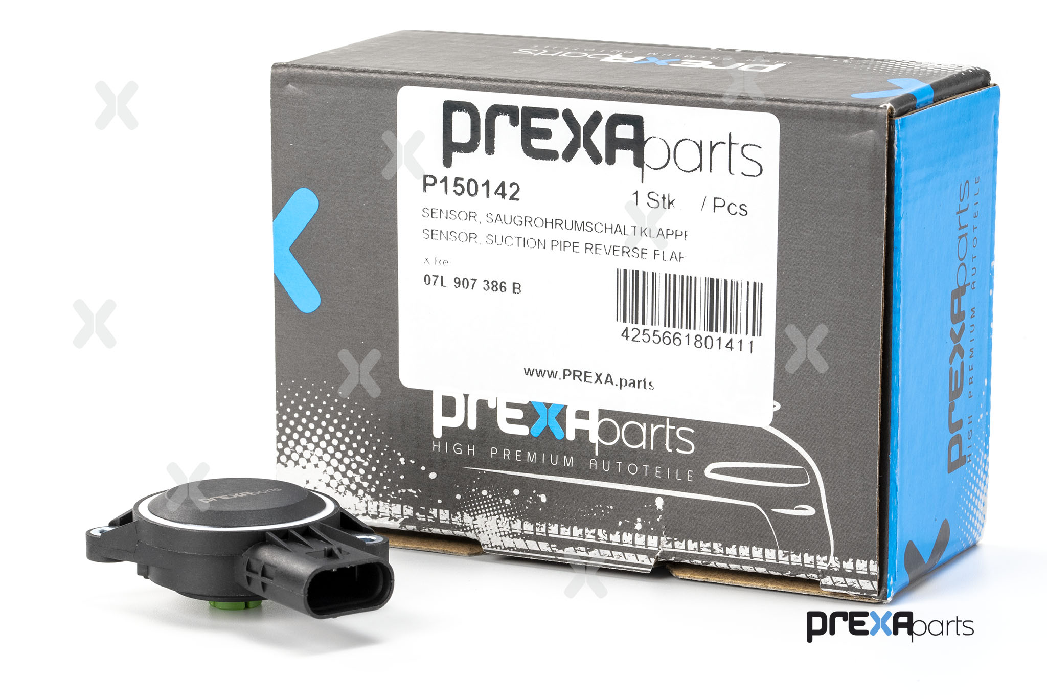 Sensor, suction pipe reverse flap