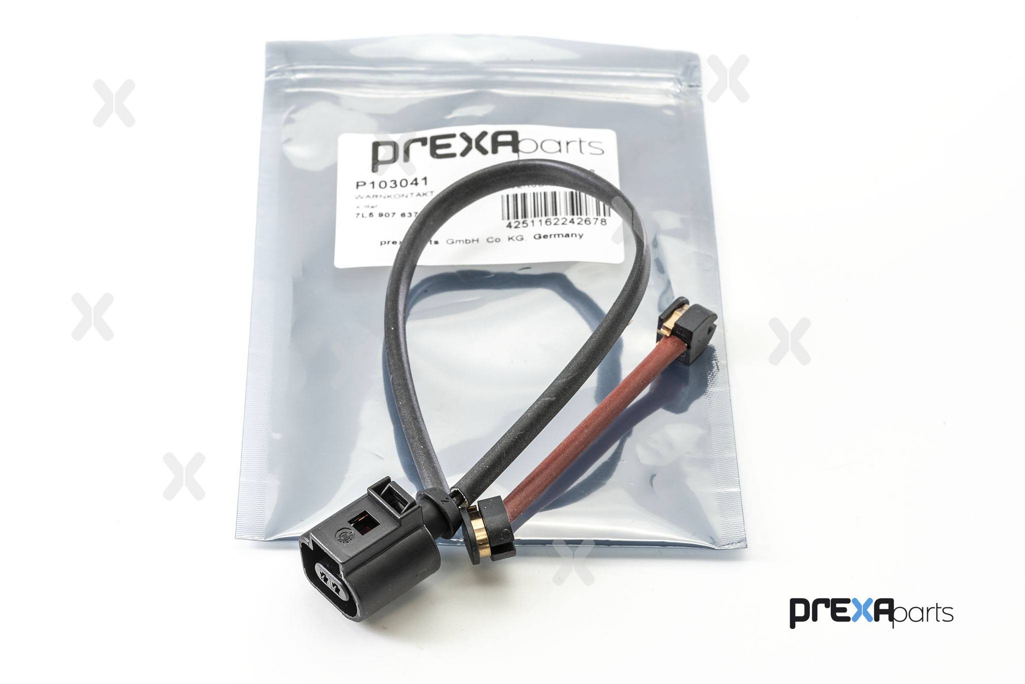 Warning Contact, brake pad wear