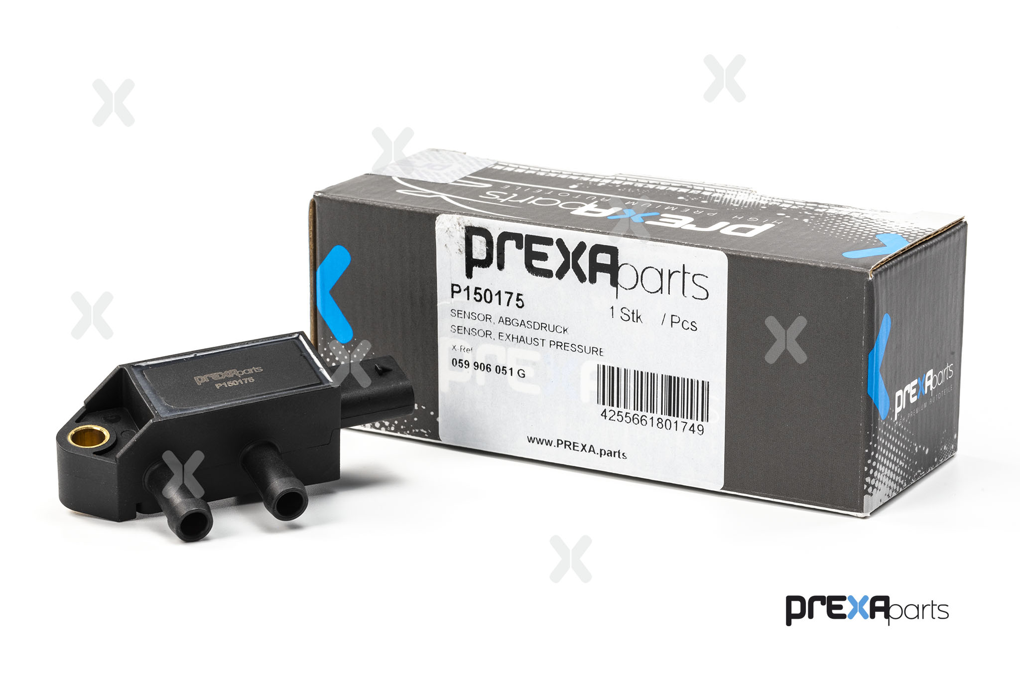 Sensor, exhaust pressure