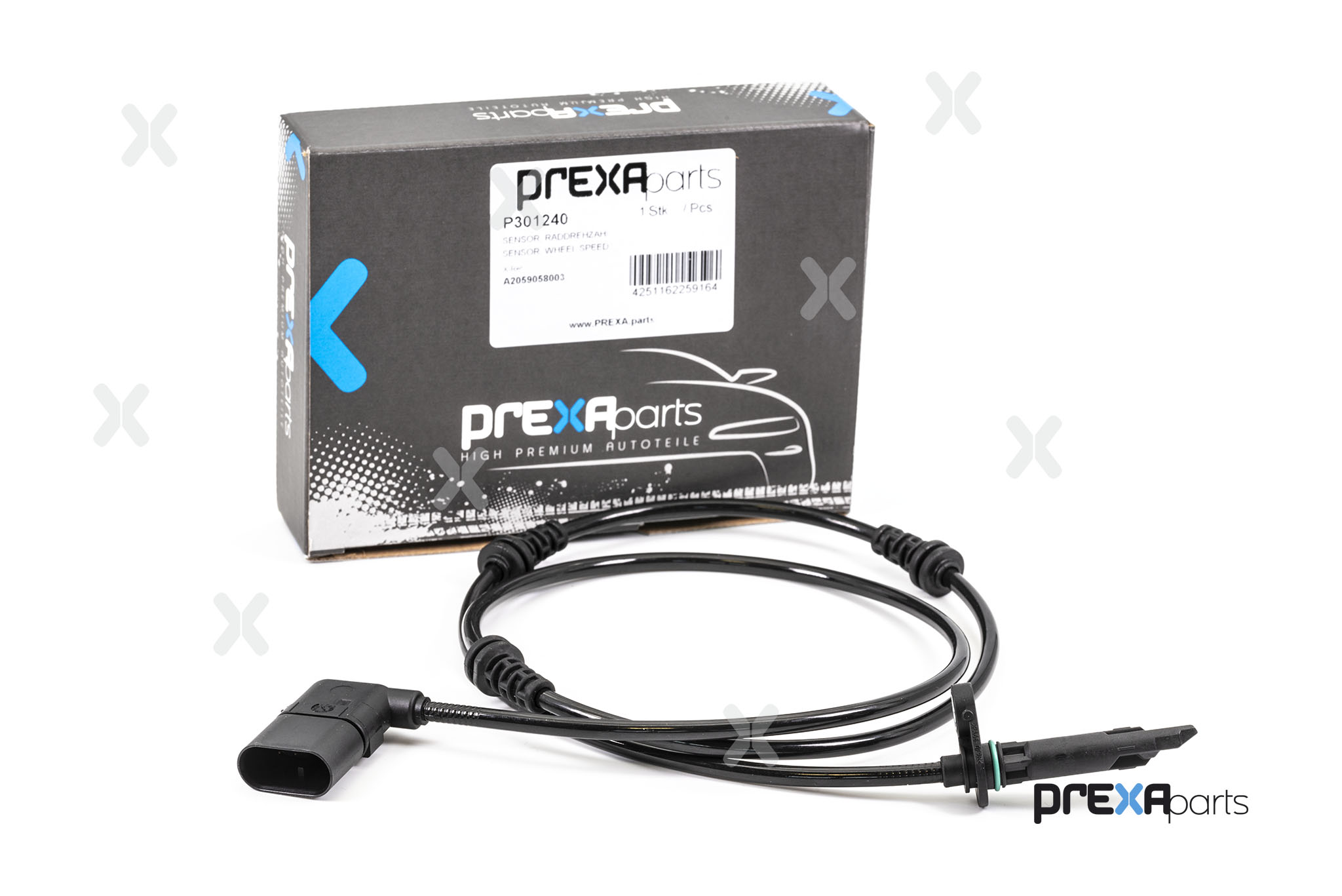 Sensor, wheel speed