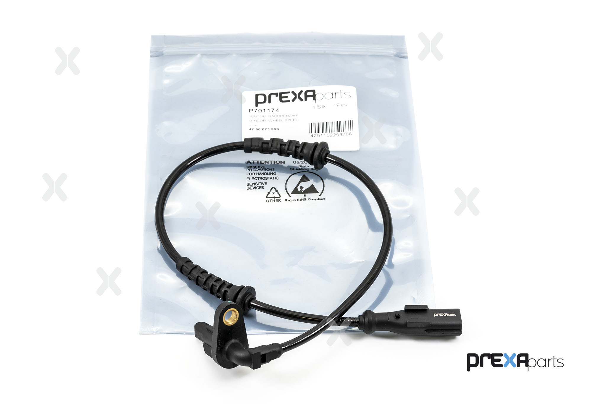 Sensor, wheel speed