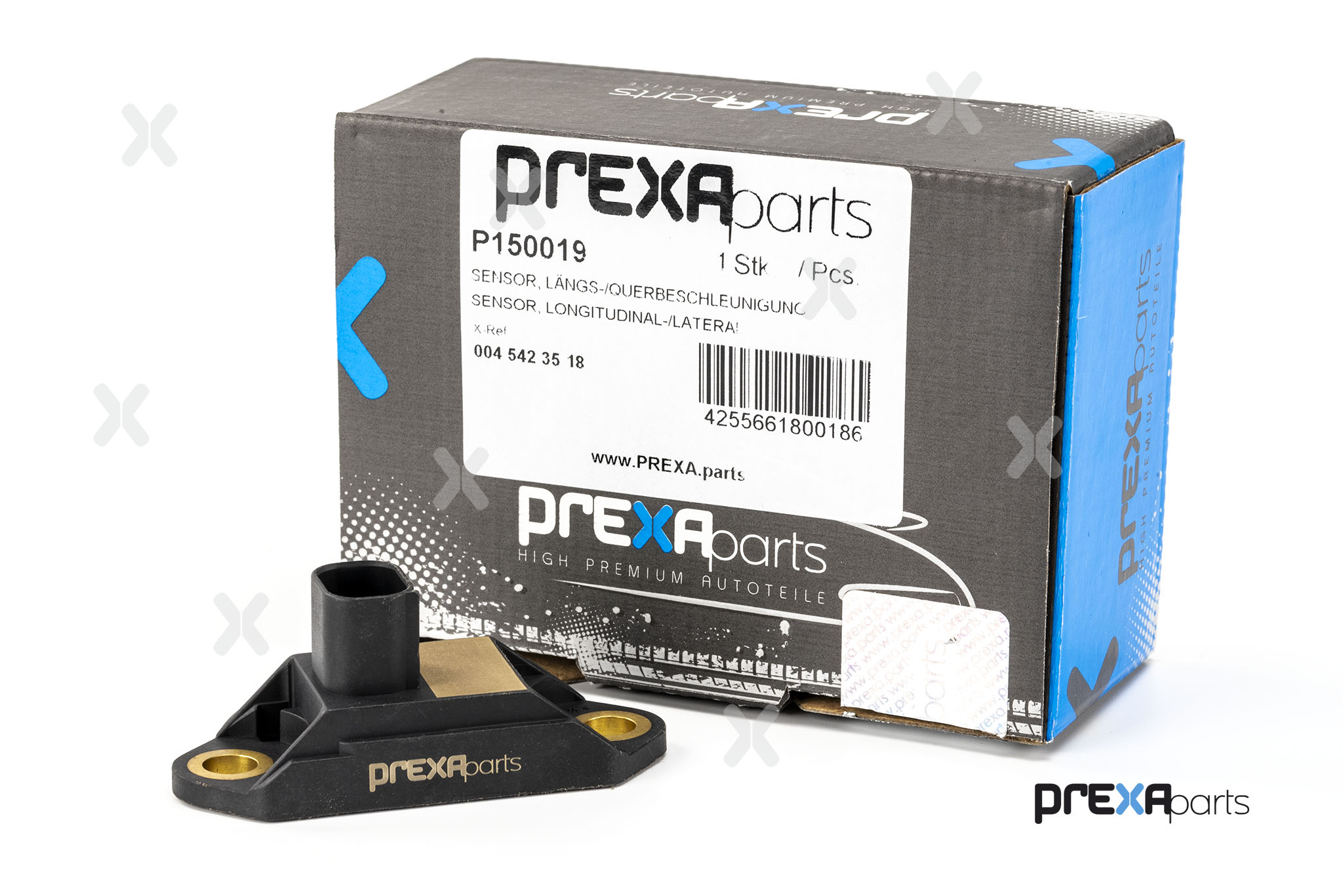 Sensor, longitudinal-/lateral acceleration