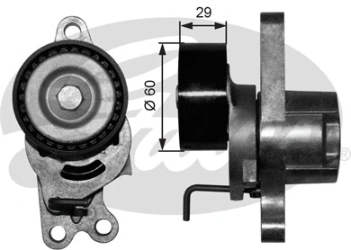 Belt Tensioner, V-ribbed belt (T39055)