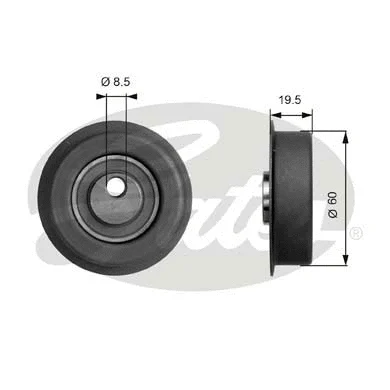 Tensioner Pulley, timing belt (T41053)