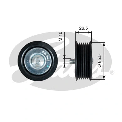 Deflection/Guide Pulley, V-ribbed belt (T36261)