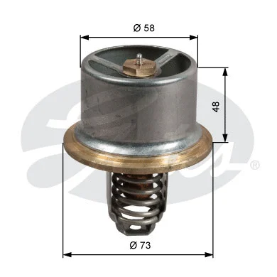 Thermostat, coolant (TH51180G1)