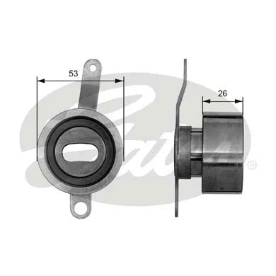 Tensioner Pulley, timing belt (T41023)
