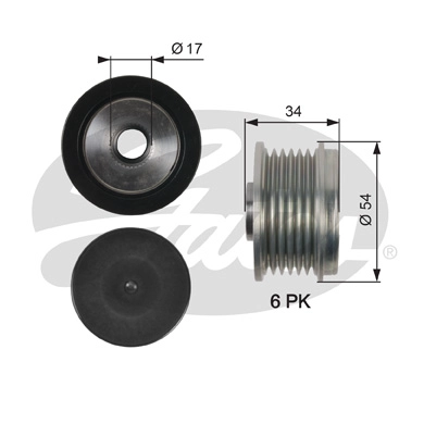 Alternator Freewheel Clutch (OAP7135)