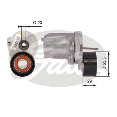 Belt Tensioner, V-ribbed belt (T39109)
