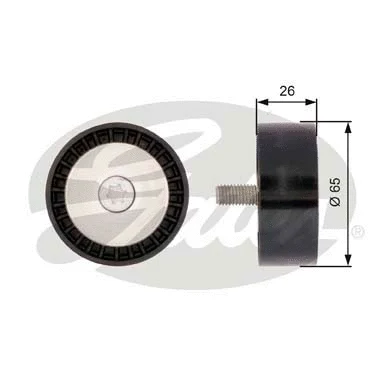 Deflection/Guide Pulley, V-ribbed belt (T36388)