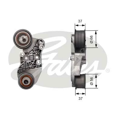 Tensioner Pulley, timing belt (T41243)