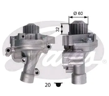 Water Pump, engine cooling (WP0080)