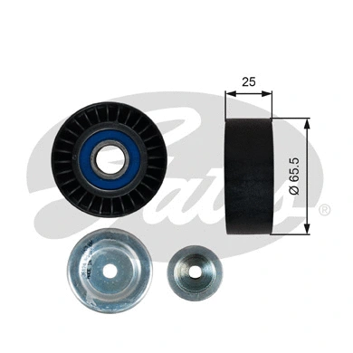 Deflection/Guide Pulley, V-ribbed belt (T36124)