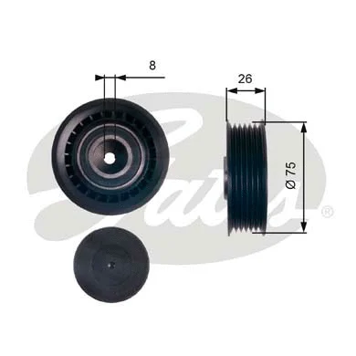 Belt Tensioner, V-ribbed belt (T39144)