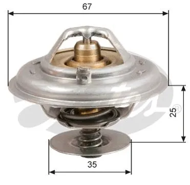 Thermostat, coolant (TH14380G1)