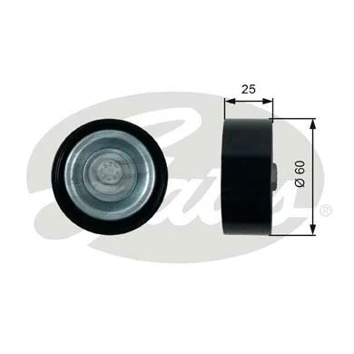 Deflection/Guide Pulley, V-ribbed belt (T36413)