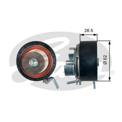 Tensioner Pulley, timing belt (T43234)