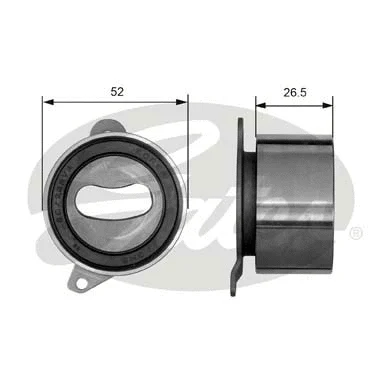 Tensioner Pulley, timing belt (T41029)