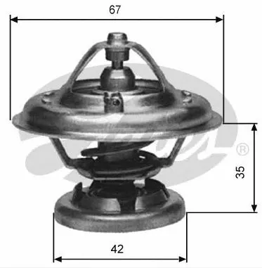 Thermostat, coolant (TH12685G1)