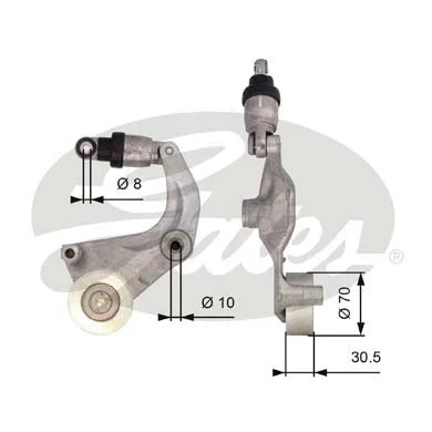 Belt Tensioner, V-ribbed belt (T39054)