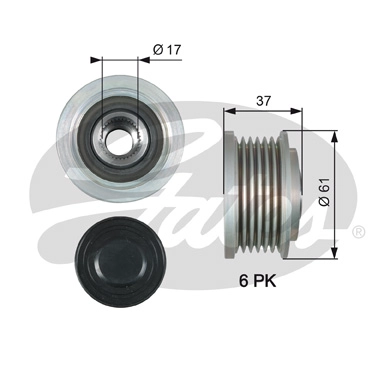 Alternator Freewheel Clutch (OAP7164)