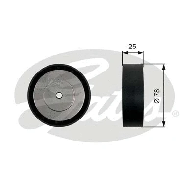 Deflection/Guide Pulley, V-ribbed belt (T36450)