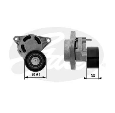 Belt Tensioner, V-ribbed belt (T39086)