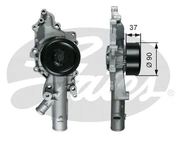 Water Pump, engine cooling (WP0124)