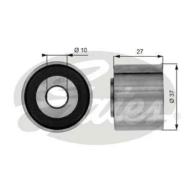 Deflection/Guide Pulley, V-ribbed belt (T36025)