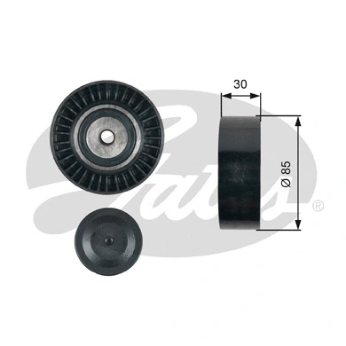 Deflection/Guide Pulley, V-ribbed belt (T36477)