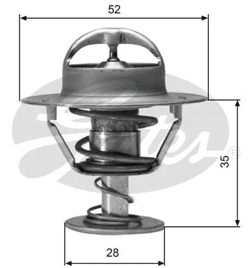 Thermostat, coolant (TH04382G1)