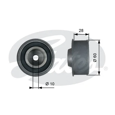 Deflection/Guide Pulley, timing belt (T42314)