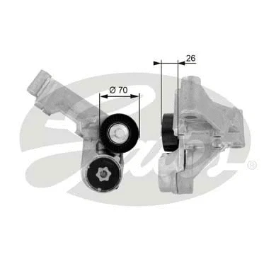 Belt Tensioner, V-ribbed belt (T38444)