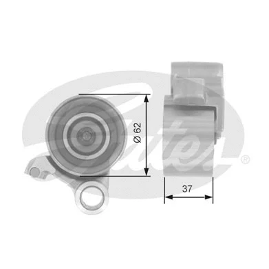 Tensioner Pulley, timing belt (T41075)