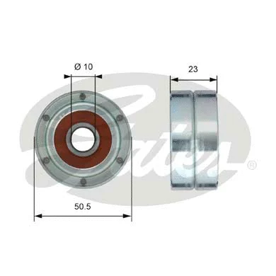 Deflection/Guide Pulley, timing belt (T42103)