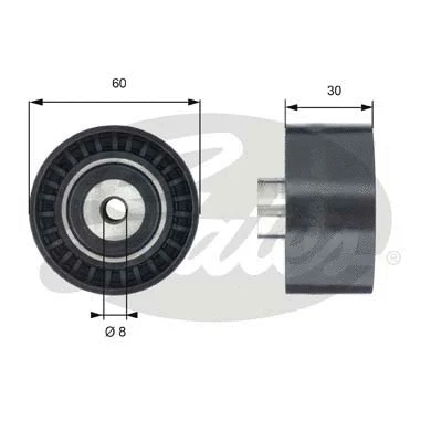 Deflection/Guide Pulley, timing belt (T42188)