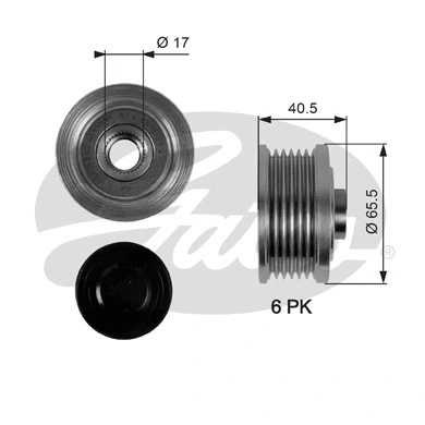 Alternator Freewheel Clutch (OAP7032)