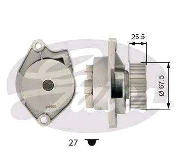 Water Pump, engine cooling (WP0072)